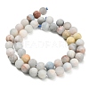 Natural Aquamarine Beads Strands G-P626-10mm-03-3
