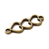Tibetan Style Alloy Connector Charms FIND-NH0001-12AB-2
