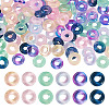 120Pcs 6 Colors Transparent Glass European Beads GLAA-TA0004-07-2