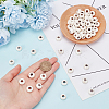 100Pcs Dyed Synthetic Turquoise European Beads SPDL-AR0001-03-3