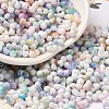 Two Tone Baking Paint Glass Seed Beads SEED-F005-01A-03-1