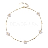 ABS Imitation Pearl Beads Necklaces NJEW-JN04733-4
