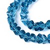 Transparent Glass Beads Strands X-GLAA-N018-4mm-28-4