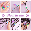 560Pcs 8 Colors Plastic Beads KY-PH0002-31-5