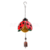 Glass Wind Chimes HJEW-WH0042-90B-1