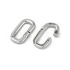 Brass Spring Gate Rings KK-Z078-01P-2