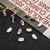 Tarnish Resistant 304 Stainless Steel Ribbon Crimp Ends STAS-E103-08C-6