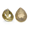 Faceted Teardrop Glass Pointed Back Rhinestone Cabochons RGLA-A008-6x8mm-S20-2