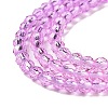 Transparent Gradient Color Glass Beads Strands GLAA-G101-2mm-15-6
