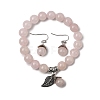 Natural & Synthetic Gemstone Jewelry Sets SJEW-JS00696-5