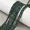 Natural Malachite Beads Strands G-D306-B01-2x2mm-1