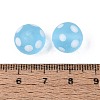 Frosted Handmade Lampwork Beads LAMP-Q039-10F-4