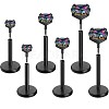 316L Surgical Stainless Steel Pave Colorful Cubic Zirconia Flat Round Internally Threaded Labrets FS-WG7B90D-09-1