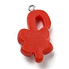 Opaque Resin Pendants CRES-D010-01H-01-2