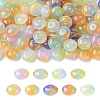 90Pcs 9 Colors Opaque Resin Beads FIND-CJ0004-80-1