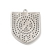 Brass Micro Pave Cubic Zirconia Pendants KK-Q772-07P-2