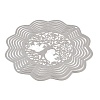 201 Stainless Steel 3D Rotating Hanging Wind Spinner STAS-B122-01P-04-2