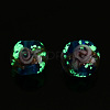 Luminous Handmade Gold Sand Lampwork Beads LAMP-T021-03O-3