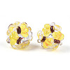 Fruit Round Resin Beads RESI-T059-03A-2