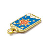 Alloy Enamel Pendants X-ENAM-D042-01D-3