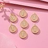 Golden Plated Alloy Enamel Charms ENAM-S118-06I-4
