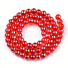 Electroplate Transparent Glass Beads Strands GLAA-T032-T6mm-AB09-3