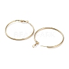 Ring 304 Stainless Steel Hoop Earrings for Women Men EJEW-B049-02F-G-2