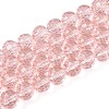 Transparent Glass Bead Strands GLAA-R095-10mm-34-1