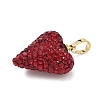 Brass Rhinestone Pendants KK-K293-48B-G-2