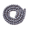 Opaque Solid Color Imitation Jade Glass Beads Strands LS-EGLA-A044-P6mm-D10-3