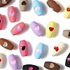 20Pcs 10 Colors Spray Painted Alloy Beads FIND-FS0004-62-3