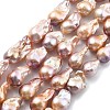 Natural Nucleated Pearl Beads Strands PEAR-B004-15C-04D-2