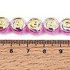 Electroplate Baking Paint Transparent Glass Beads Strands GL-CBA2ED2-05A-4