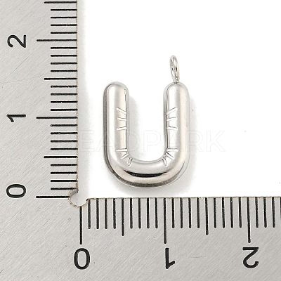 Non-Tarnish 304 Stainless Steel Pendants STAS-C102-15P-U-1