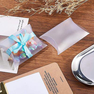 PVC Plastic Frosted Pillow Boxes CON-BC0005-57-1