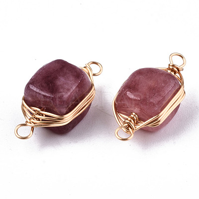Natural Agate Links Connectors G-T131-99D-1