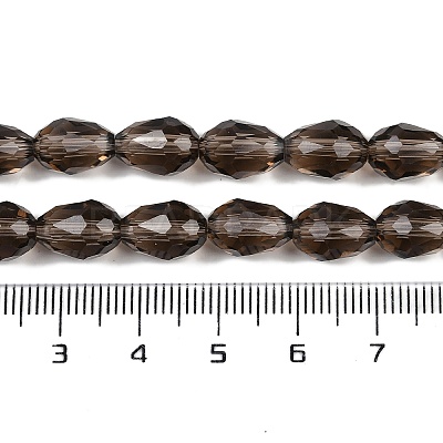 Transparent Glass Beads Strands EGLA-N013-T8mm-D27-1