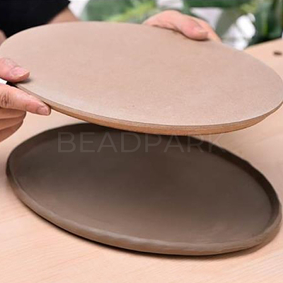 Round Pottery Tools Ceramic Plate Forming Mold DIY-WH0056-07A-1