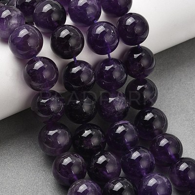 Natural Chevron Amethyst Beads Strands G-S033-1