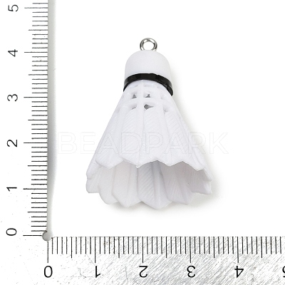 Sport Theme Resin Pendants RESI-I063-01C-1