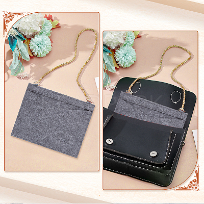 2Pcs 2 Styles Wool Felt Bag Organizer Inserts FIND-WR0007-26A-1