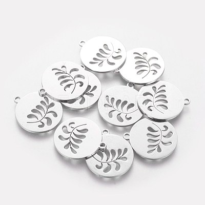 Non-Tarnish 201 Stainless Steel Pendants STAS-Q201-T406-1