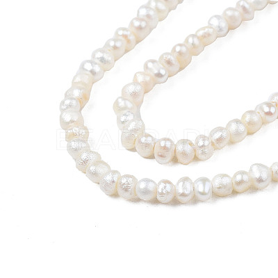 Natural Cultured Freshwater Pearl Beads Strands PEAR-N013-02B-1