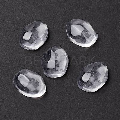 Transparent Resin Cabochons GGLA-G021-05-1