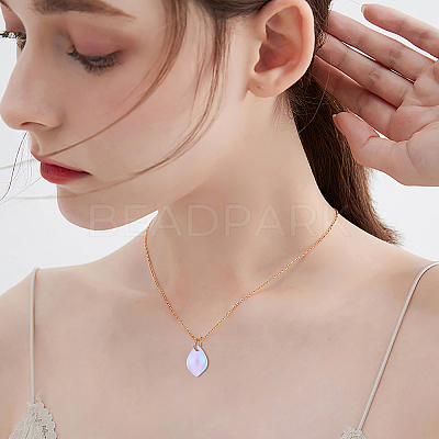 100Pcs Glass Charms GLAA-CJ0001-50-1