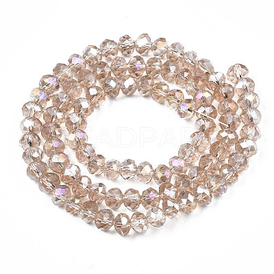 Electroplate Glass Beads Strands LS-EGLA-A034-T3mm-B24-1