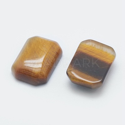 Natural Tiger Eye Cabochons G-G759-L03-1