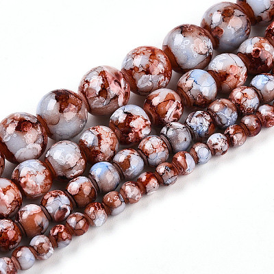 Baking Paint Glass Beads X1-DGLA-N003-10mm-A03-1