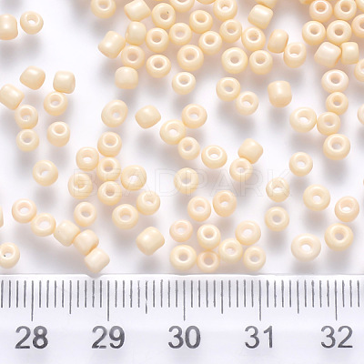 12/0 Baking Paint Glass Round Seed Beads SEED-S036-01A-19-1