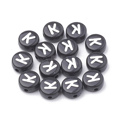 Opaque Acrylic Beads SACR-N002-02K-1